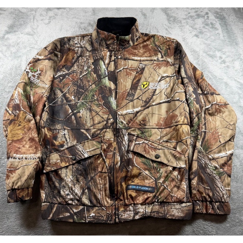Scent Blocker‎ Cold Fusion Realtree Camo Hunting Jacket Men's L